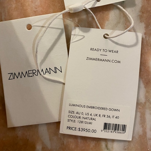 ZIMMERMANN LUMINOUS EMBROIDERED GOWN - Picture 7 of 16